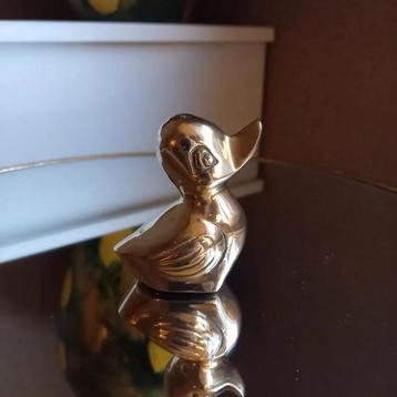 Messing Eend Rammelaar beschikbaar voor biedingen