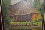 Olieverfschilderij Miel Moorkens, Hoeve in Strijbeek, Antiek en Kunst, Ophalen of Verzenden