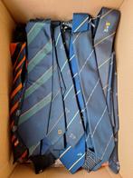 Partij 45 Stropdassen - Donkerblauw, Kleding | Heren, Stropdassen, Ophalen of Verzenden, Gedragen, Blauw, Met patroon