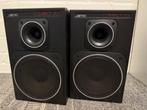 Jamo Compact 70 Studio – Vintage boekenplank speakers, Ophalen, Gebruikt, 60 tot 120 watt, Front, Rear of Stereo speakers