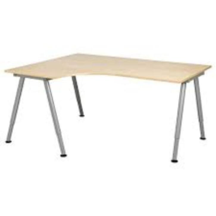 TE KOOP robuust bureau - Ikea Galant, Huis en Inrichting, Bureaus, Gebruikt, Bureau, In hoogte verstelbaar, Ophalen
