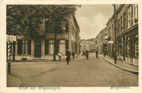 (387-055-063) Wageningen Bergstraat, Verzamelen, Ansichtkaarten | Nederland, Gelderland, Verzenden
