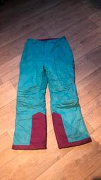 YFK skibroek blauw/groen met paarse accenten maat 170/176, Ophalen of Verzenden, Zo goed als nieuw, Maat 34 (XS) of kleiner, Broek