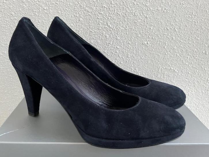 Lilian pumps plateau blauw 9813A maat 41, Kleding | Dames, Schoenen, Zo goed als nieuw, Pumps, Blauw, Verzenden