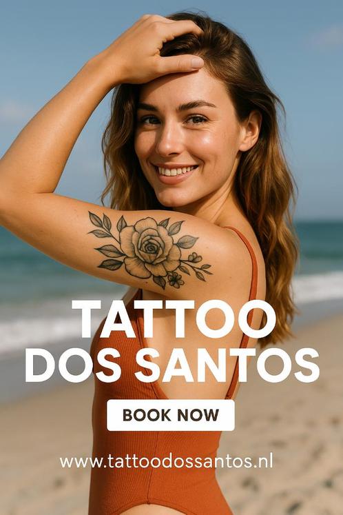 ✨️Boek nu bij Tattoo Dos Santos!✨️, Sieraden, Tassen en Uiterlijk, Uiterlijk | Lichaamsverzorging, Nieuw, Overige typen, Ophalen