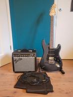 Squier Affinity Stratocaster Set - Compleet!, Gebruikt, Met versterker, Solid body, Ophalen