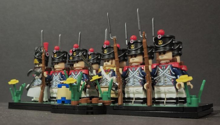 Napoleontische Franse Fuselier Grenadier Compagnie, Kinderen en Baby's, Speelgoed | Bouwstenen, Nieuw, Overige merken, Verzenden