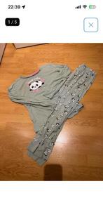 158 164 pyama panda mintgroen lange mouw, Kinderen en Baby's, Kinderkleding | Maat 158, Ophalen of Verzenden, Gebruikt, Jongen of Meisje