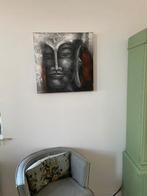 Schilderij portret Boedha. Op linnen / canvas., Ophalen, Zo goed als nieuw