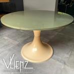 Vintage ronde tafel eettafel tulpvoet dining table space age, Ophalen, Gebruikt, -, -
