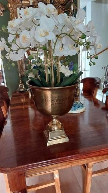 Grote vaas, bokaal,champagekoeler goud hoog 37cm ø 30cm beschikbaar voor biedingen