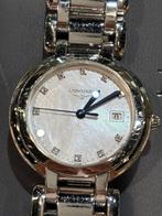 Longines Primaluna 30mm MOP diamonds  full set, Sieraden, Tassen en Uiterlijk, Horloges | Dames, Staal, Staal, Polshorloge, Ophalen of Verzenden