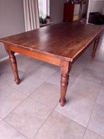 Indonesische eettafel 200x107x81 cm, Ophalen, Gebruikt, 100 tot 150 cm, Teakhout