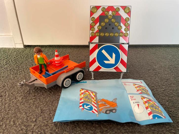 Playmobil 4049 Wegsignalatie met Licht - Compleet!, Kinderen en Baby's, Speelgoed | Playmobil, Zo goed als nieuw, Complete set