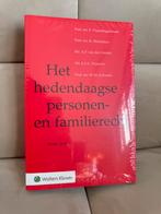Het hedendaagse personen- en familierecht 9789013171778, Ophalen of Verzenden, Zo goed als nieuw