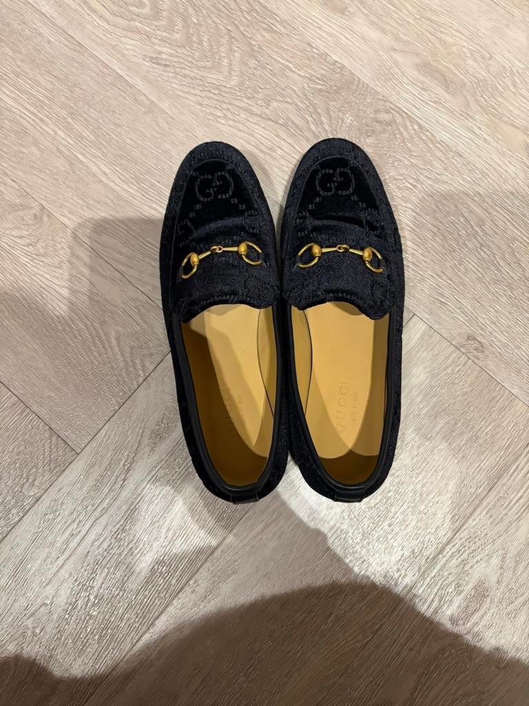Originele Gucci Instappers - Maat Onbekend, Ophalen of Verzenden, Gedragen, Zwart, Instappers