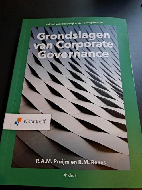 R.A.M. Pruijm - Grondslagen van corporate governance, Boeken, Studieboeken en Cursussen, Zo goed als nieuw, Ophalen of Verzenden