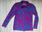 Poppy ornament blouse Studio Anneloes mt M blue fuchsia, Kleding | Dames, Blouses en Tunieken, Maat 38/40 (M), Studio Anneloes