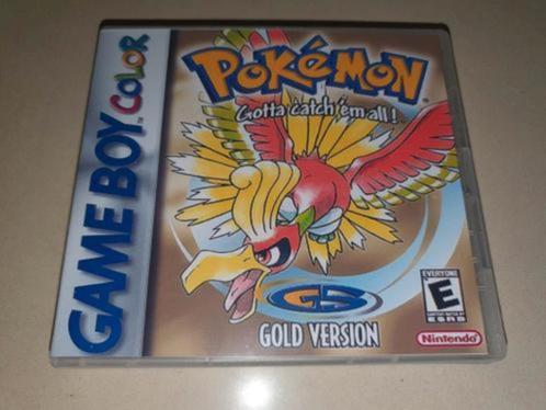 Pokemon Gold Version Game Boy Color GBC Game Case, Spelcomputers en Games, Games | Nintendo Game Boy, Zo goed als nieuw, Verzenden