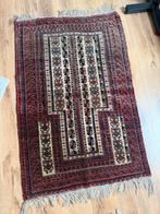 Vintage Rood Tapijt 140 x 95 cm, Ophalen, Gebruikt, 100 tot 150 cm, 50 tot 100 cm