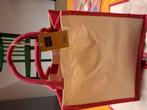 6 jute tassen, leuk als crea-project! Ecru met roze, Sieraden, Tassen en Uiterlijk, Tassen | Damestassen, Ophalen of Verzenden