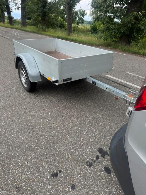 Anssems enkelas 750kg L2.00m X B1.00m aluminium, Auto diversen, Aanhangers en Bagagewagens, Ophalen of Verzenden