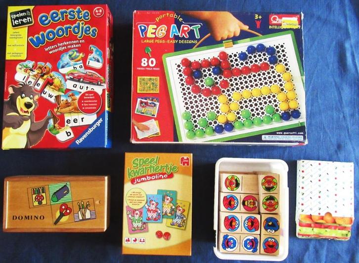 spelletjes vanaf 3 jaar, Kinderen en Baby's, Speelgoed | Educatief en Creatief, Zo goed als nieuw, Ophalen of Verzenden