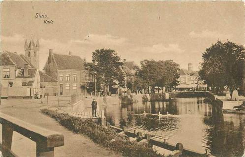 (380-848-037) Sluis Kade, Verzamelen, Ansichtkaarten | Nederland, Zeeland, Verzenden