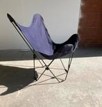Retro vlinderstoek opvouwbaar, Huis en Inrichting, Stoelen, Ophalen of Verzenden, Gebruikt, Zwart, Eén