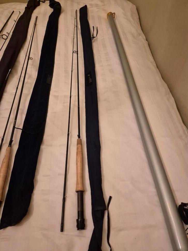 (Vliegen)hengel geven van Sinterklaas of Kerstman?, Watersport en Boten, Hengelsport | Vliegvissen, Nieuw, Overige typen, Ophalen