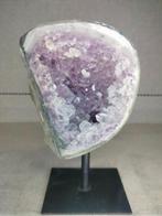 Amethist op standaard - OS4, Verzamelen, Mineralen en Fossielen, Ophalen of Verzenden, Mineraal