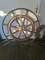 Antiek Scheepsroer, Verzamelen, Scheepvaart, Ophalen, Gebruikt, Motorboot of Zeilboot, Gebruiksvoorwerp