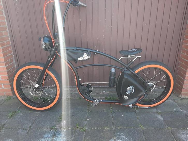 basman custom Chopper Fiets, Fietsen en Brommers, Overige Fietsen en Brommers, Gebruikt, Ophalen of Verzenden