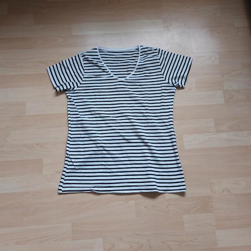 Zwart wit gestreept shirt Zeeman maat 46, Kleding | Dames, T-shirts, Nieuw, Maat 46/48 (XL) of groter, Wit, Korte mouw, Ophalen of Verzenden