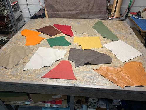 Pakketten effen leren lapjes, Hobby en Vrije tijd, Knutselen, Nieuw, Overige typen, Ophalen of Verzenden
