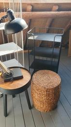 2 salon/bijzettafels, woood, zeegras. Los te koop! Kastjes, Ophalen, 50 tot 100 cm, Rond, 50 tot 100 cm
