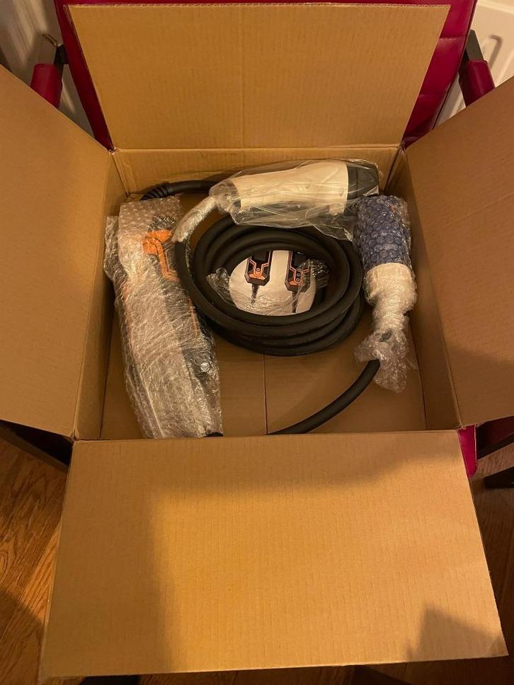 7kW CEE 32A Mobiele Elektrische 1 Fase Laadkabel Type 2, Auto diversen, Overige Auto diversen, Verzenden