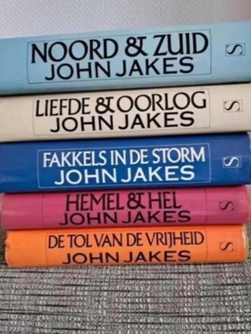 John Jakes - NOORD & ZUID / compleet in 5 delen beschikbaar voor biedingen