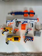 Nerf pistolen met assecoires, Kinderen en Baby's, Ophalen of Verzenden, Zo goed als nieuw