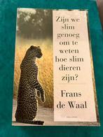 Zijn we slim genoeg om te weten hoe slim dieren zijn, Gelezen, Frans de Waal, Ophalen of Verzenden