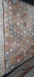 Gekleurde Koppelstones - Beton, Tuin en Terras, Ophalen, Gebruikt, Klinkers, Minder dan 5 m²