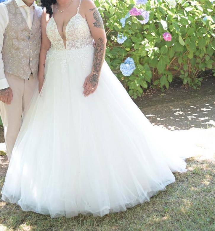 Bruidjurk maat 44, Kleding | Dames, Trouwkleding en Trouwaccessoires, Nieuw, Trouwjurk, Wit, Ophalen of Verzenden