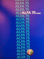 Brochure Alfa 75 Turbo, Ophalen of Verzenden, Zo goed als nieuw, Alfa Romeo