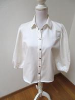 J27 MELTING STOCKHOLM blouse wit katoen M 38/40, Kleding | Dames, Blouses en Tunieken, Maat 38/40 (M), Wit, Ophalen of Verzenden