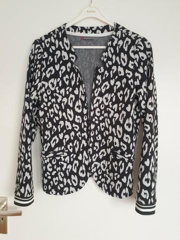 Street One Colbert Jasje Zwart Wit Dierenprint Maat S beschikbaar voor biedingen