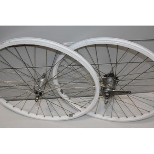 Wielset 24x1.75 Wit Gebruikt, Fietsen en Brommers, Fietsonderdelen, Gebruikt, Algemeen, Wiel, Ophalen of Verzenden