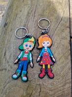 Sleutelhangers Koos konijn bas en Carlijn roompot vakantie, Ophalen of Verzenden, Nieuw, Knuffel of Figuurtje