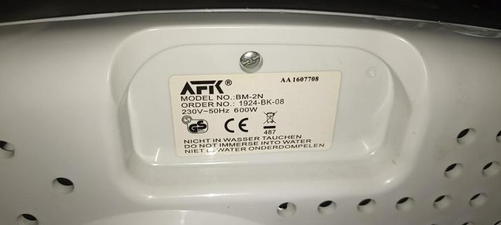 *Te Koop* Broodbakmachine AFK BM-2N, Witgoed en Apparatuur, Broodbakmachines, Gebruikt, Met timer, 400 tot 800 gram deeg, Kijkvenster