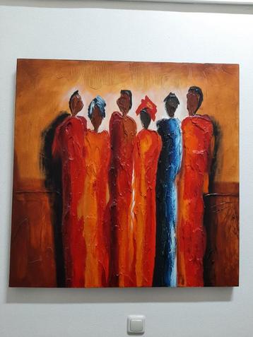 schilderij 100x100 cm  beschikbaar voor biedingen