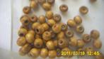 50 houten  p.m 8mm kralen, Hobby en Vrije tijd, Kralen en Sieraden maken, Verzenden, Nieuw, Kraal